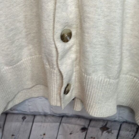 Men’s Striped Cardigan Sweater, size xl, Goodfellow & Co, Beige/Stripe Sweater - Picture 5 of 7